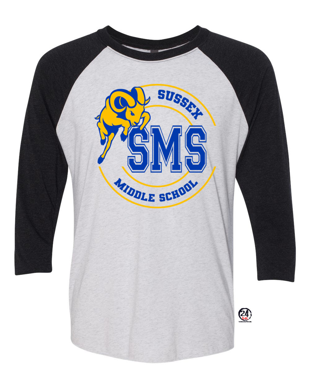 Sussex Middle Design 5 raglan shirt