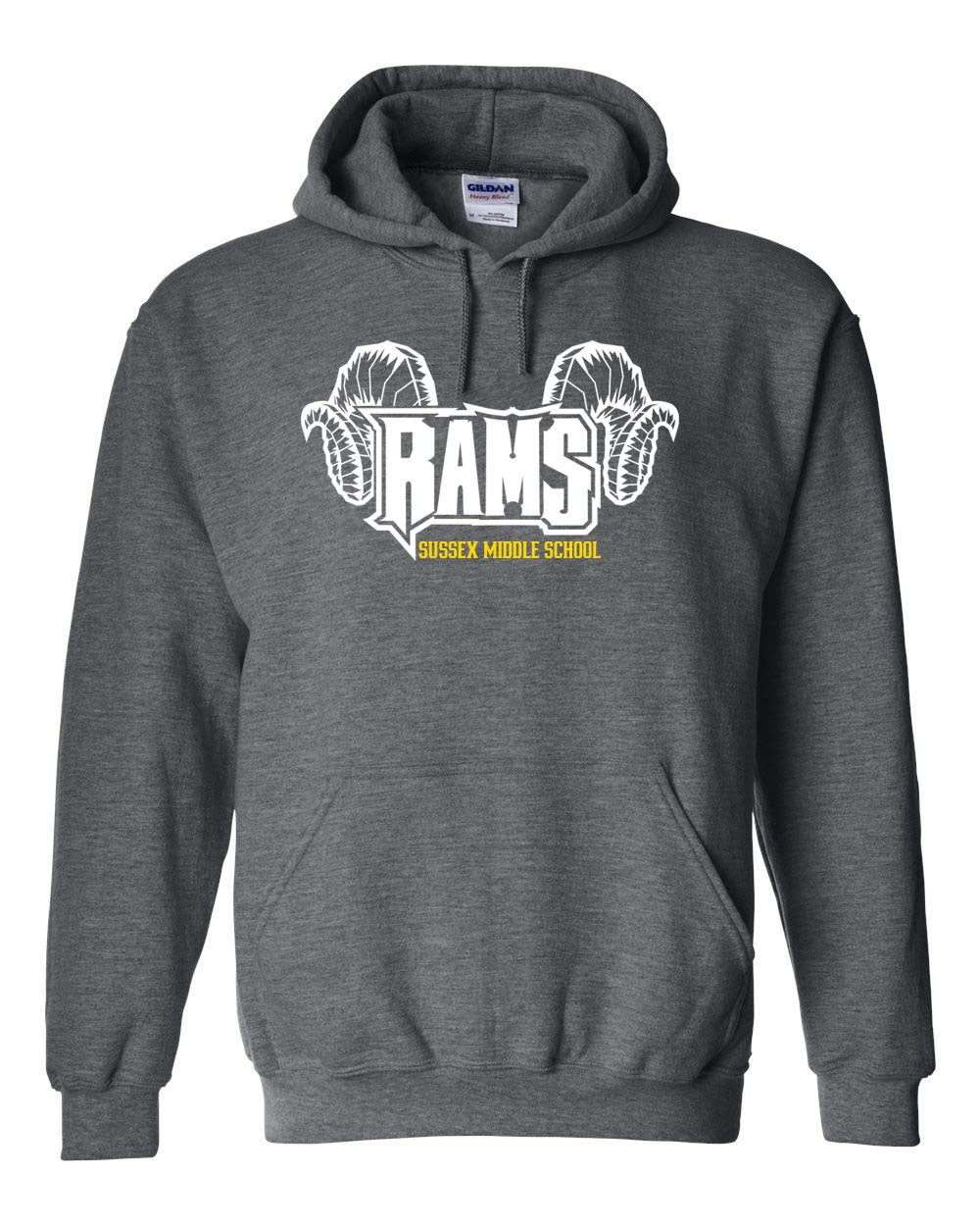 Sussex Middle Design 1 Hooded Sweatshirt