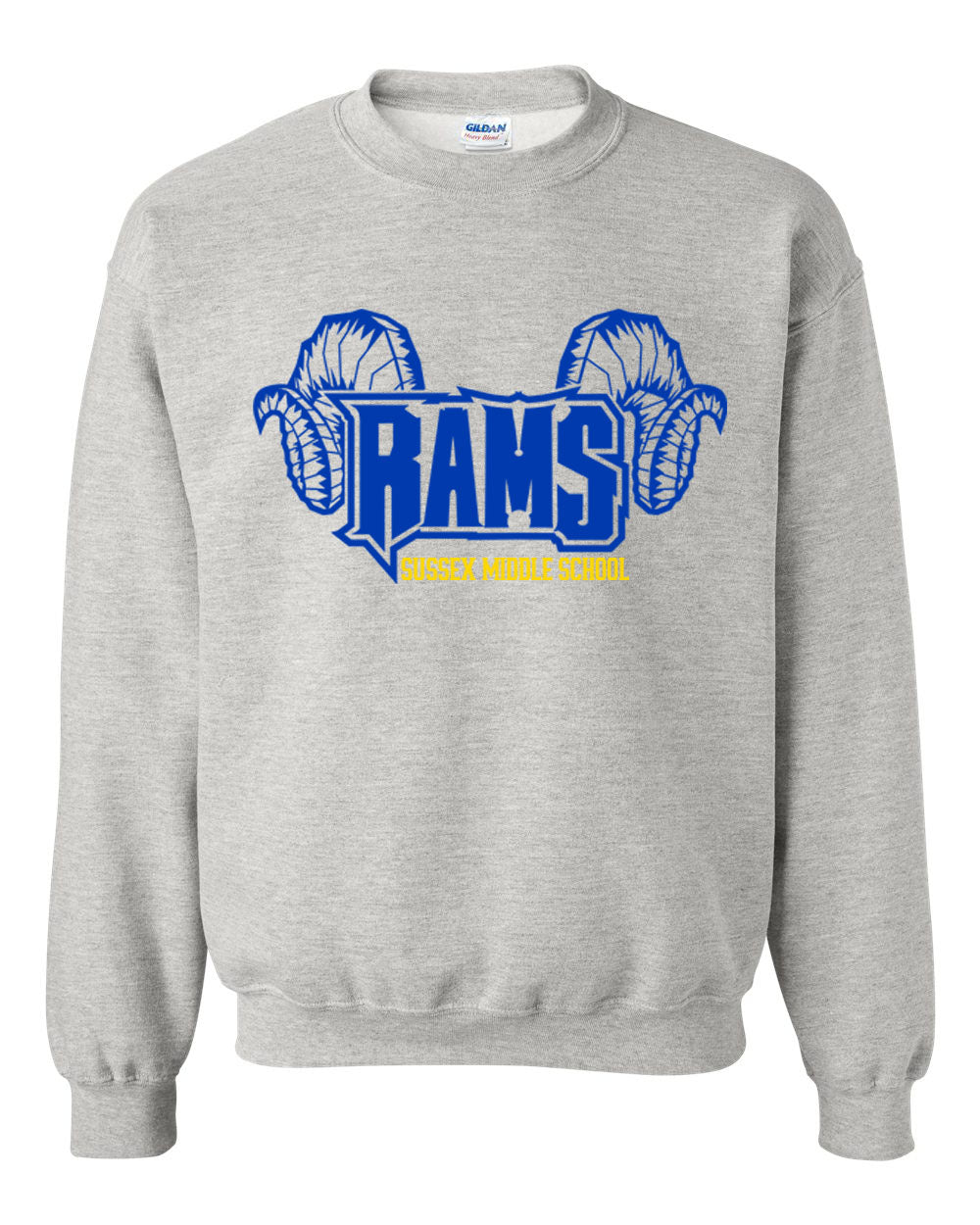Sussex Middle Design 1 non hooded sweatshirt