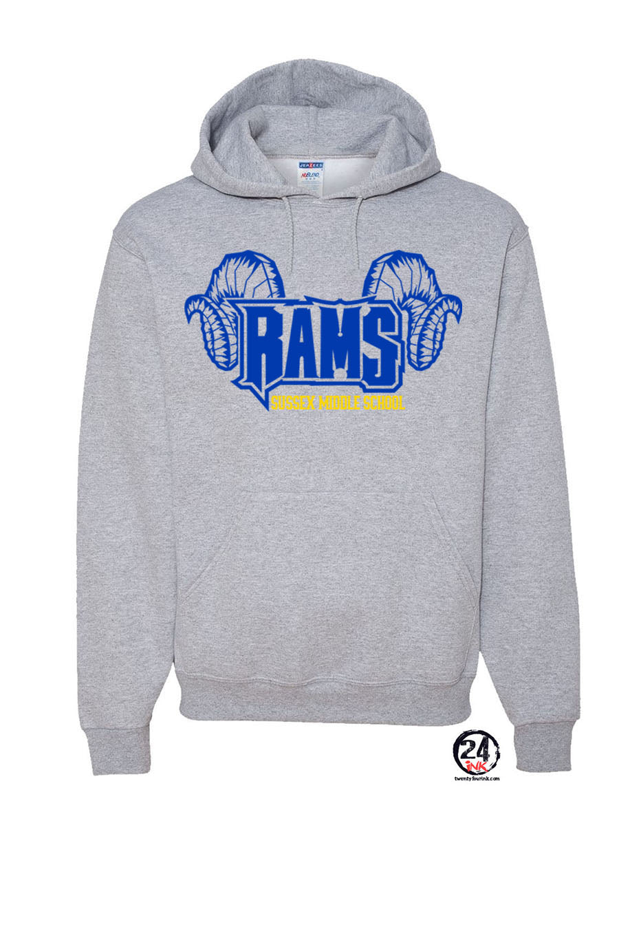 Sussex Middle Design 1 Hooded Sweatshirt
