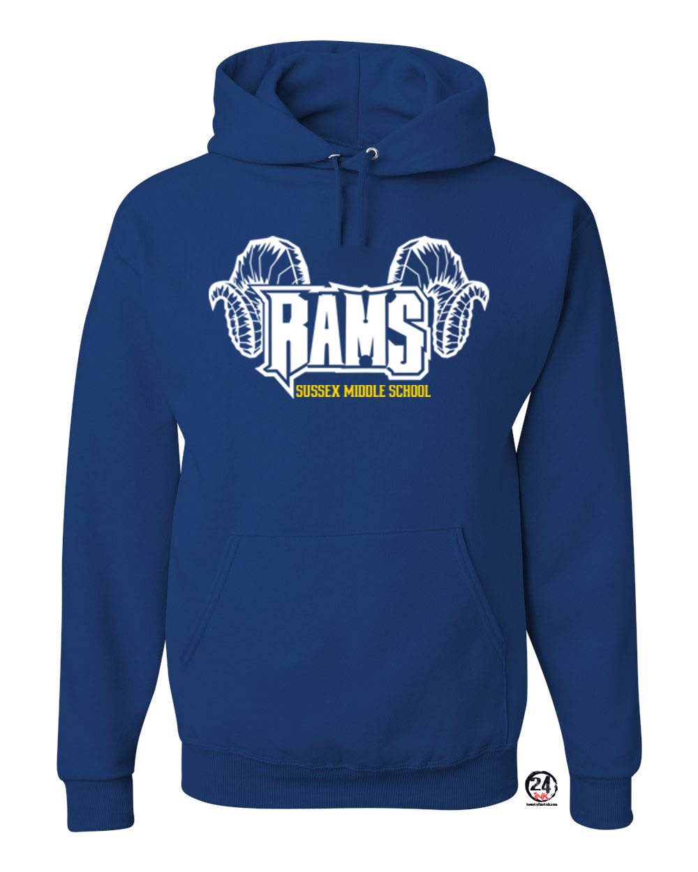Sussex Middle Design 1 Hooded Sweatshirt