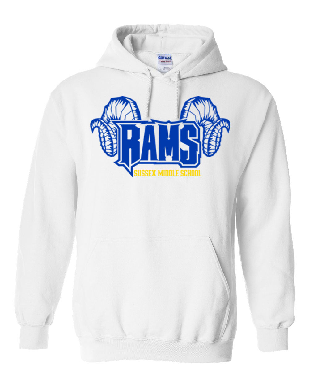 Sussex Middle Design 1 Hooded Sweatshirt