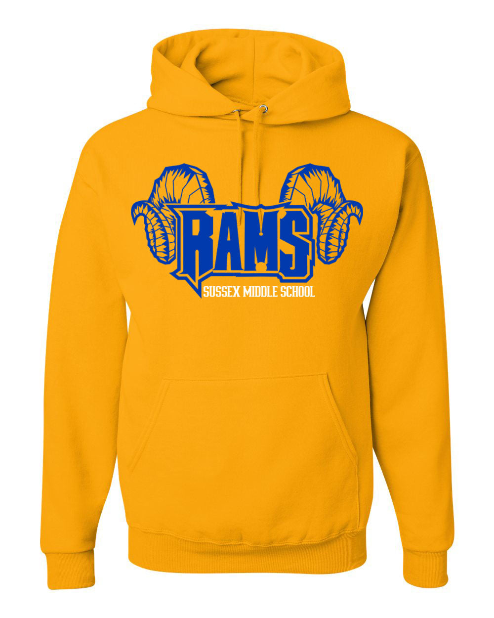 Sussex Middle Design 1 Hooded Sweatshirt