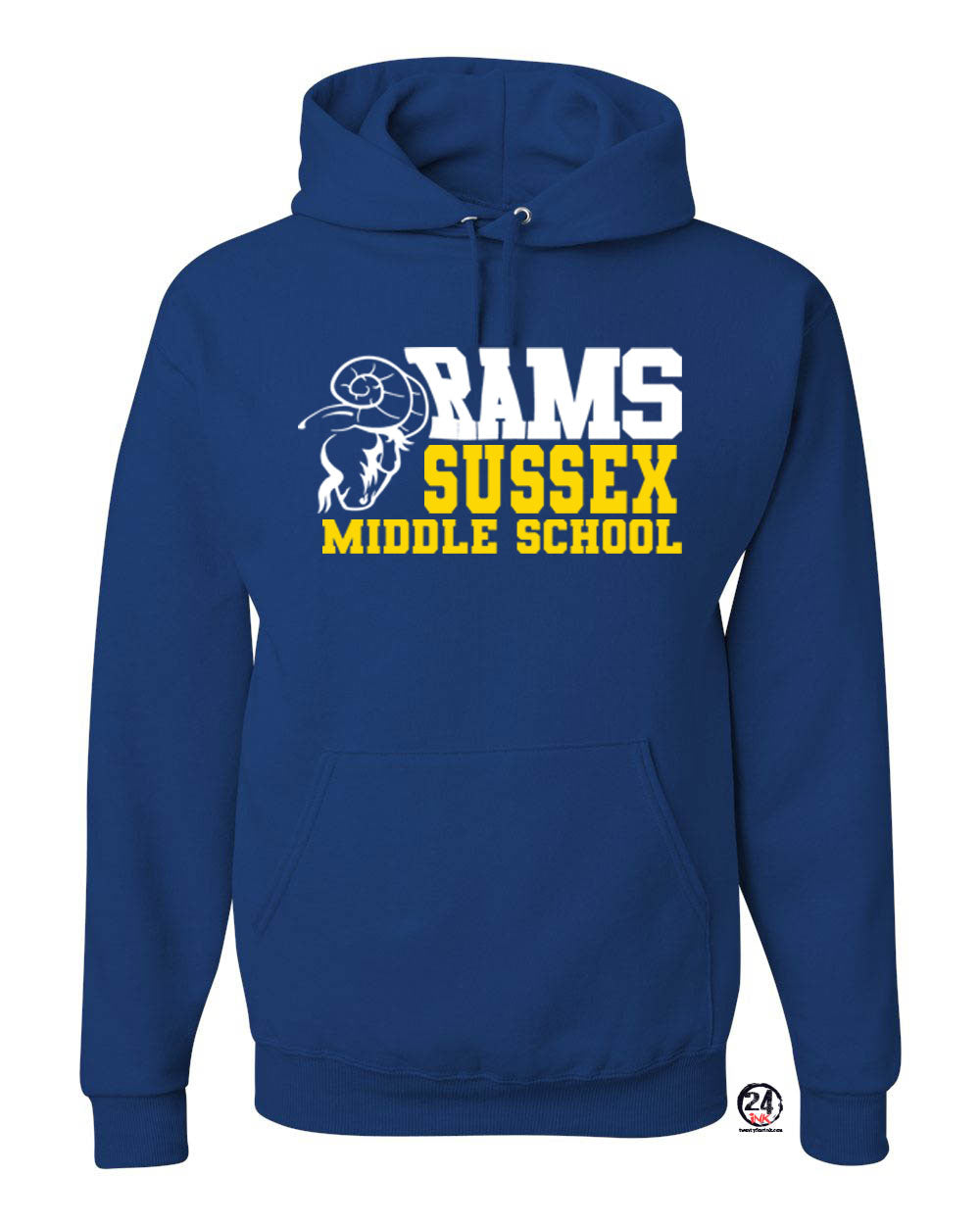 Sussex Middle Design 2 Hooded Sweatshirt