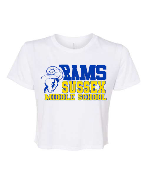 Sussex Middle Design 2 Crop Top