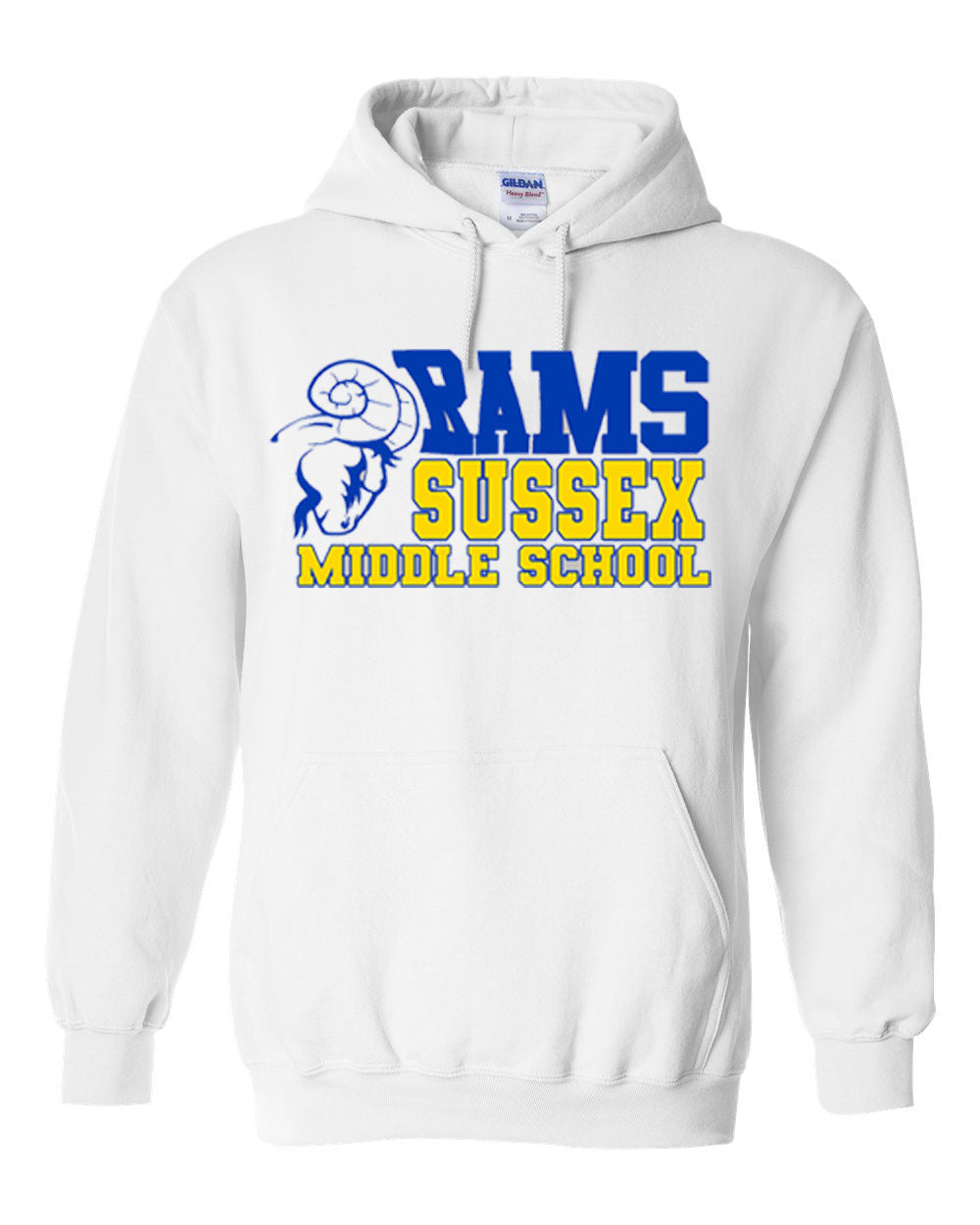 Sussex Middle Design 2 Hooded Sweatshirt