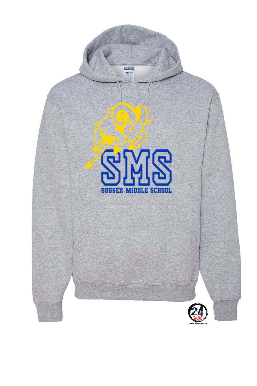 Sussex Middle Design 3 Hooded Sweatshirt
