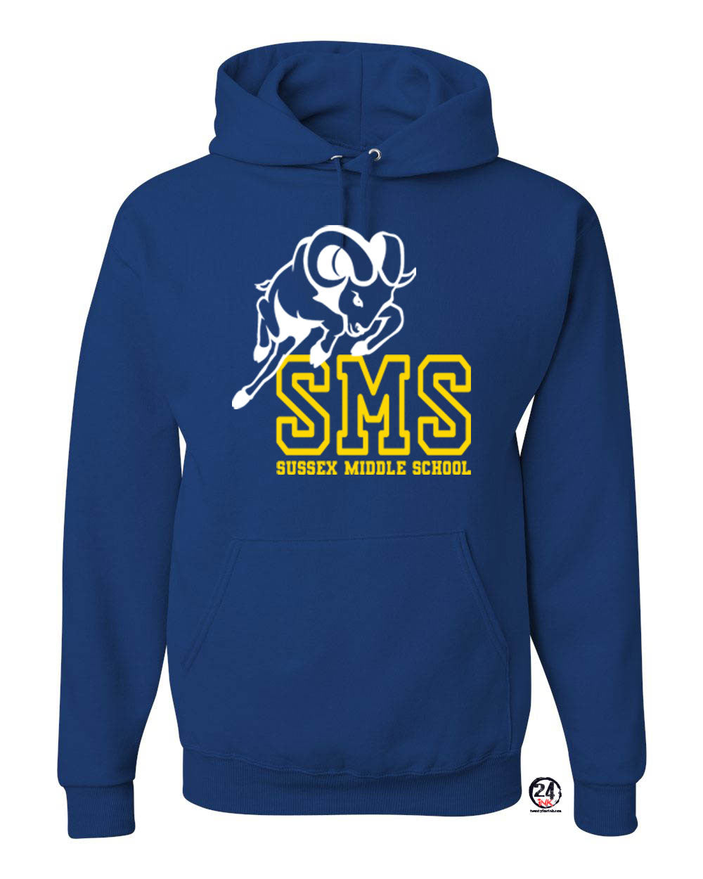 Sussex Middle Design 3 Hooded Sweatshirt