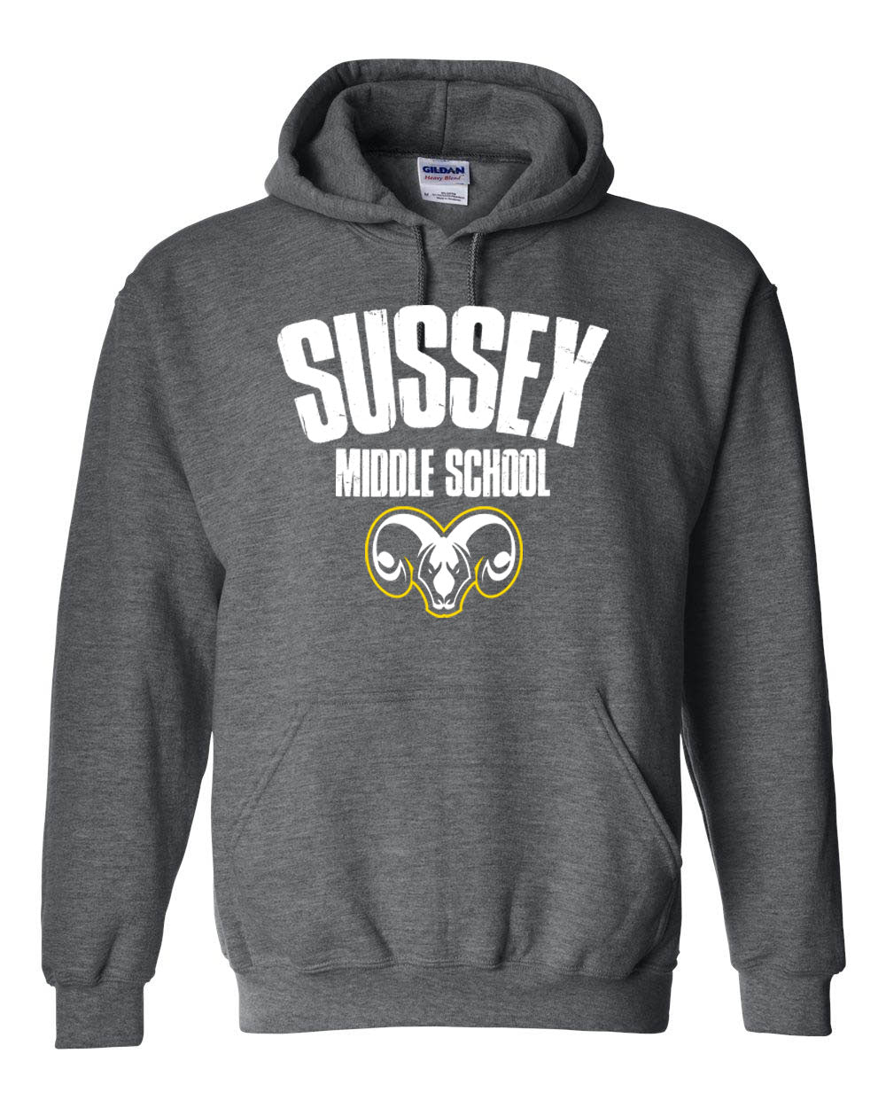Sussex Middle Design 4 Hooded Sweatshirt