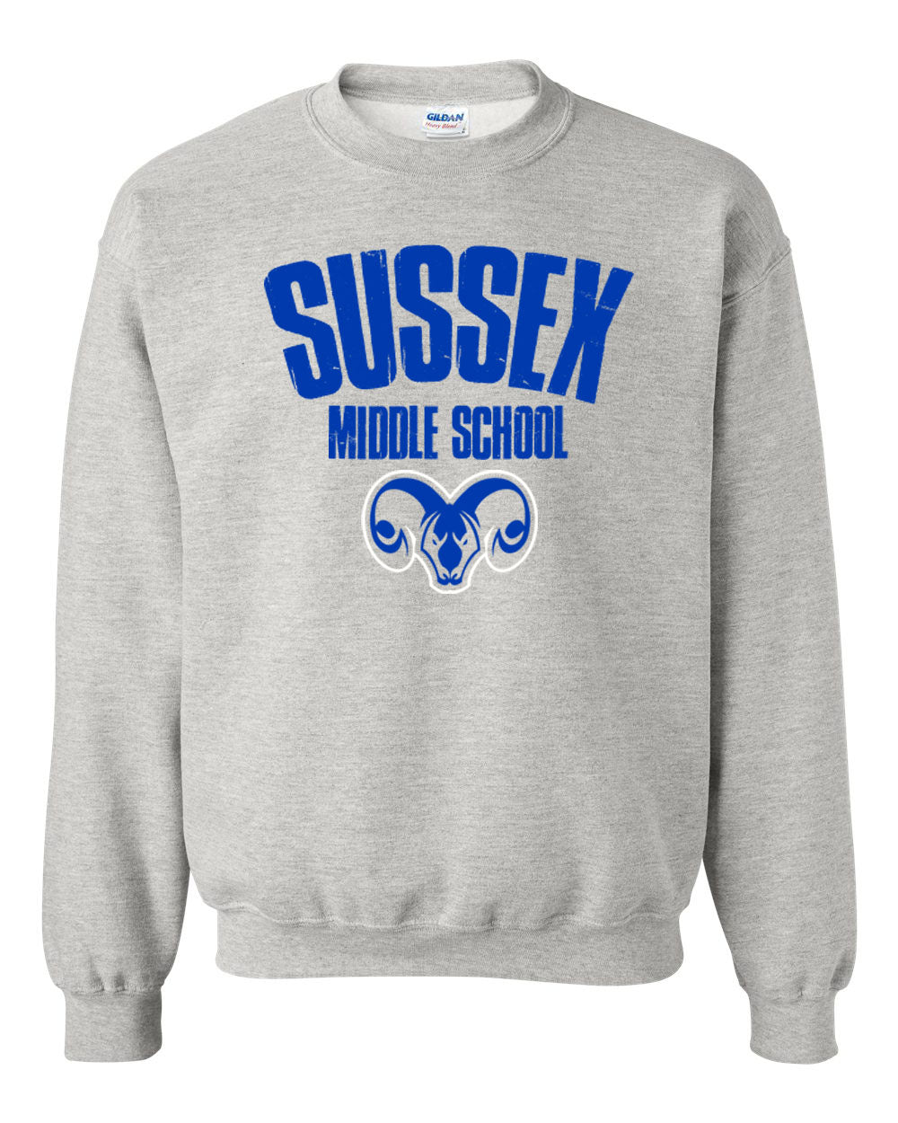 Sussex Middle Design 4 non hooded sweatshirt