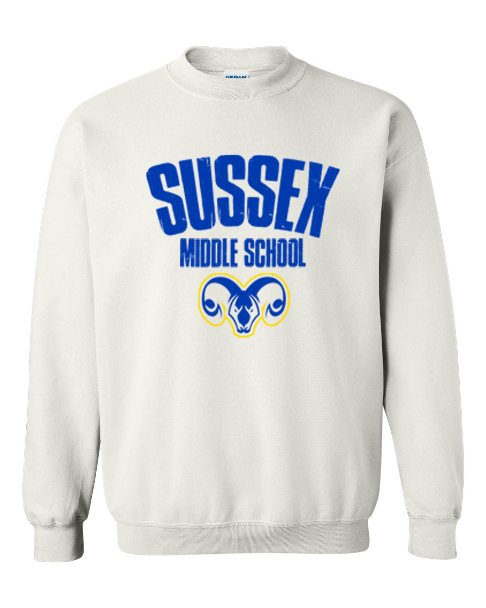 Sussex Middle Design 4 non hooded sweatshirt
