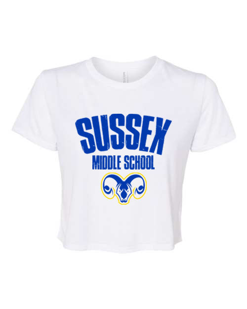 Sussex Middle Design 4 Crop Top