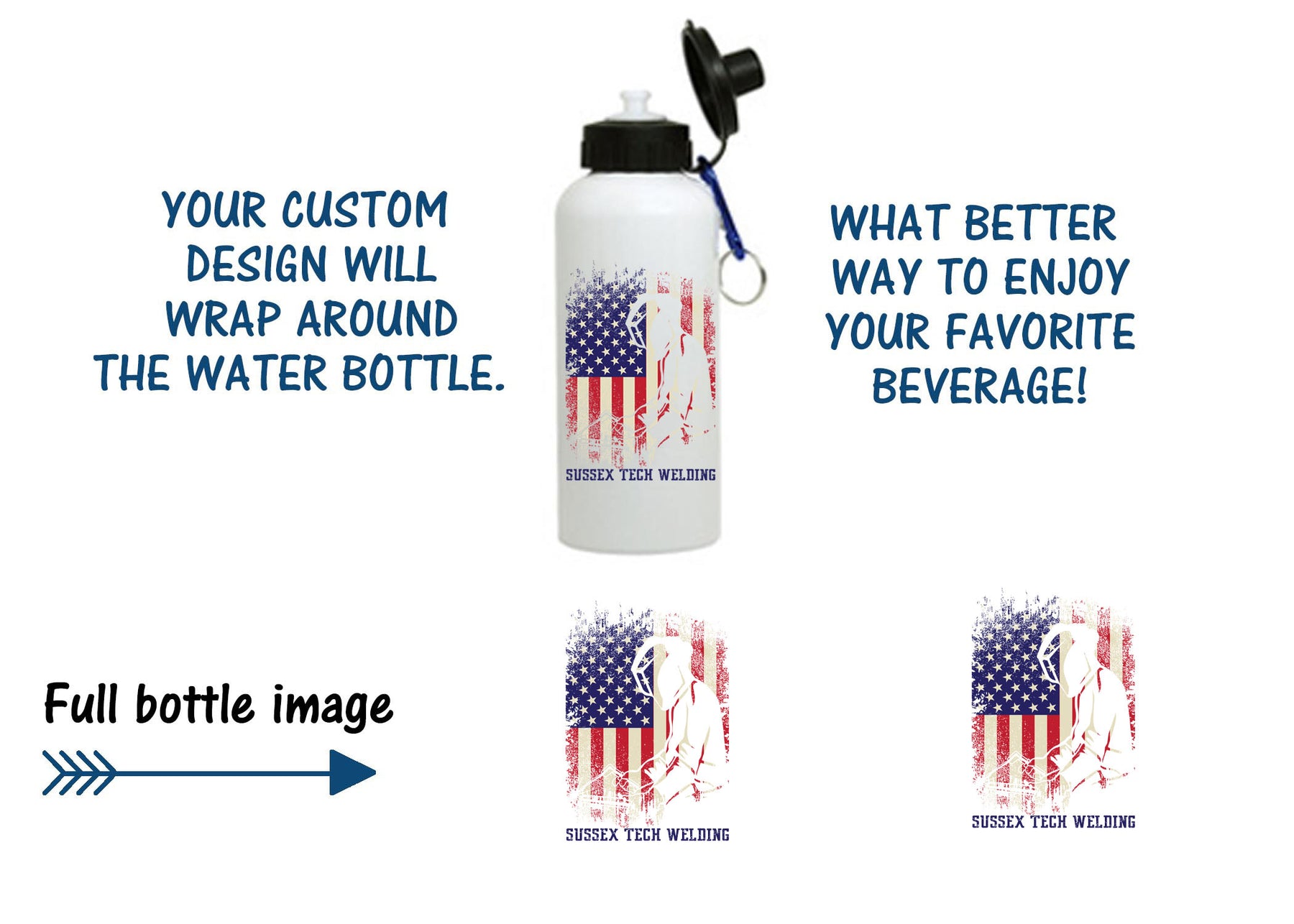 Tech Welding Design 5 Water Bottle