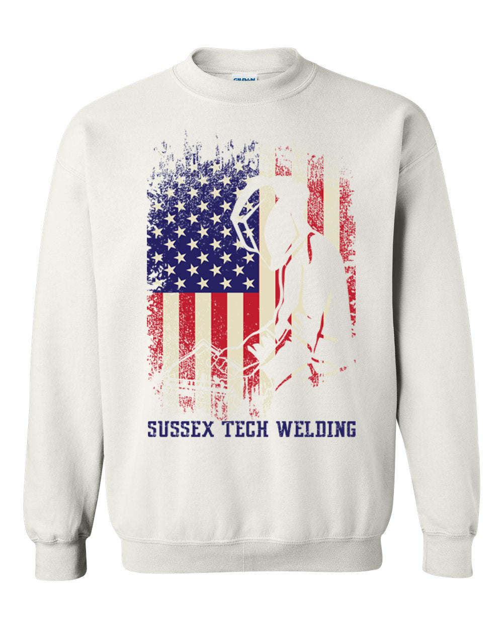 Sussex Tech Welding Design 5 non hooded sweatshirt