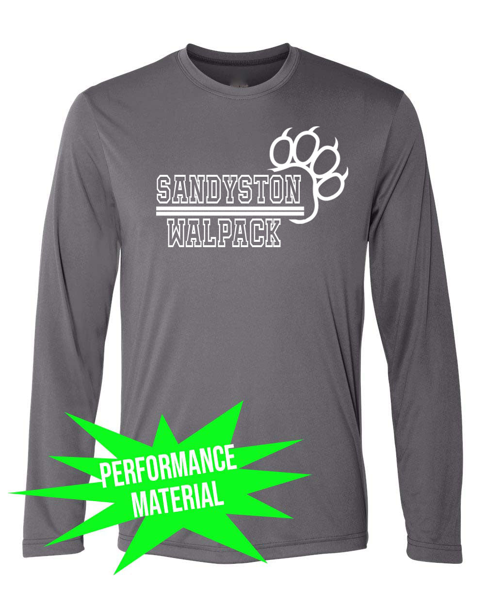 Sandyston Walpack Performance Material Design 16 Long Sleeve Shirt