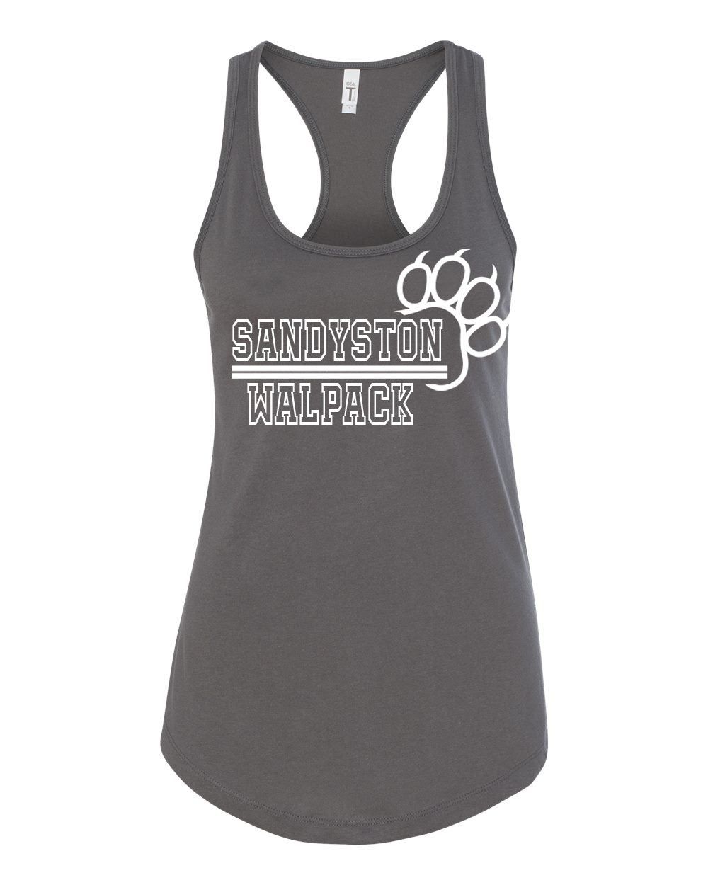 Sandyston Walpack School Design 16 Performance Racerback Tank Top