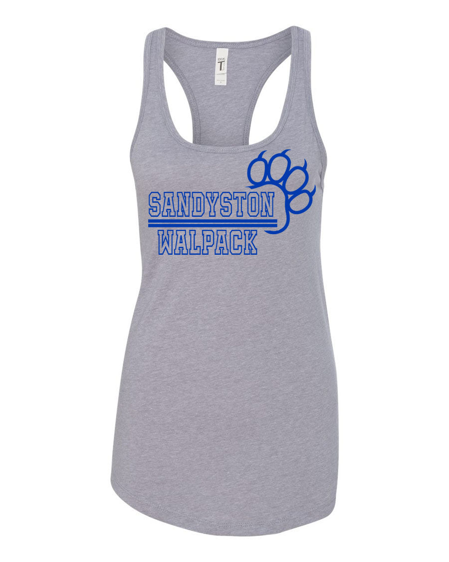 Sandyston Walpack School Design 16 Performance Racerback Tank Top