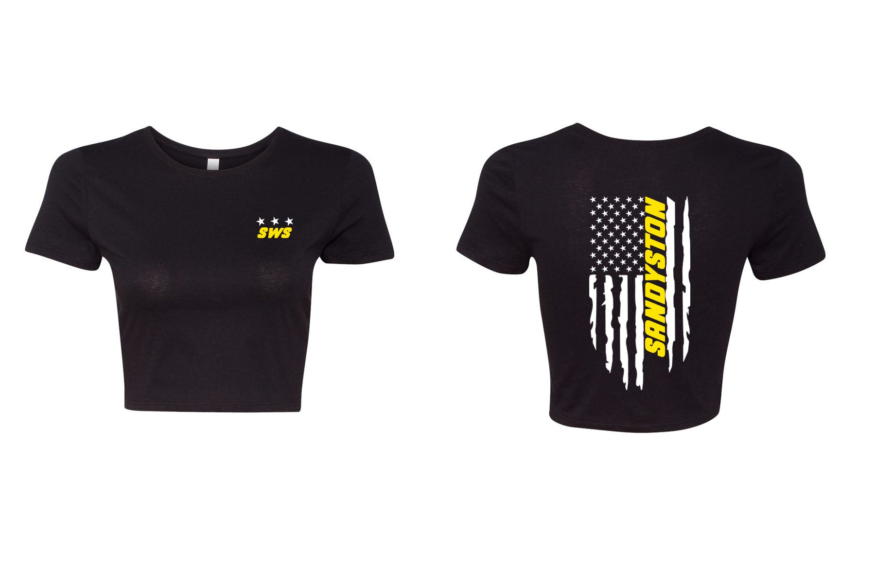 Sandyston Walpack Design 17 Crop Top