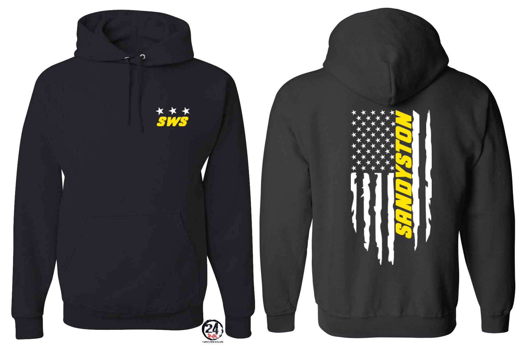 Sandyston Walpack Design 17 Hooded Sweatshirt