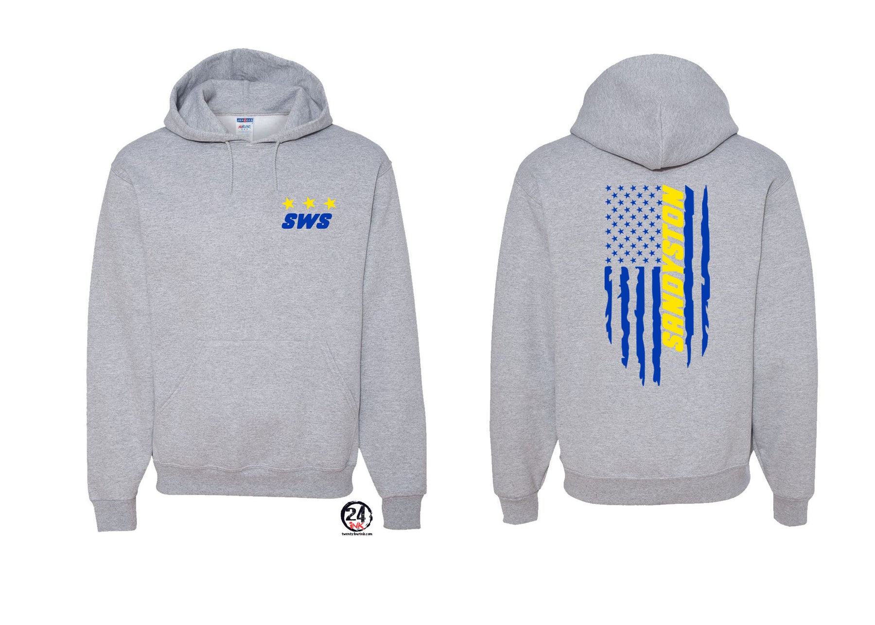Sandyston Walpack Design 17 Hooded Sweatshirt