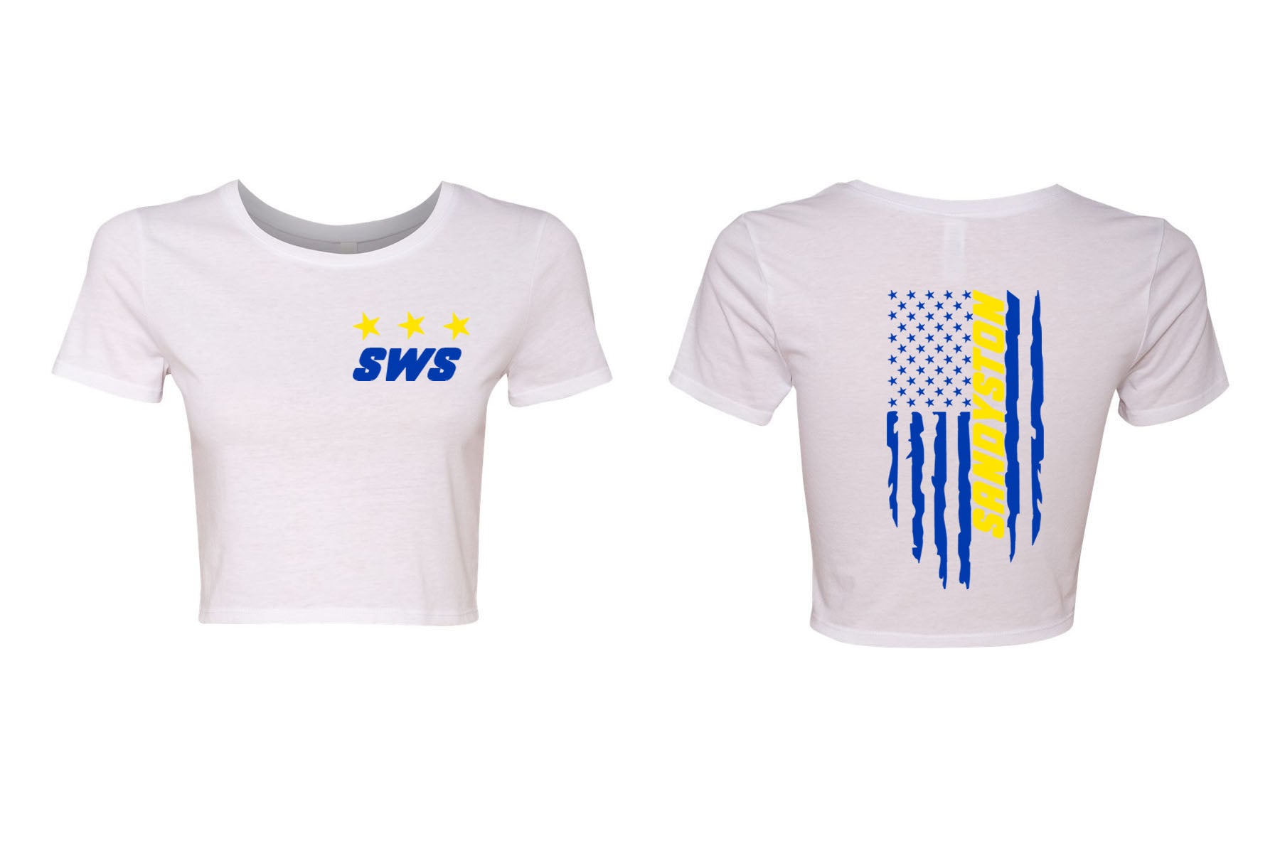 Sandyston Walpack Design 17 Crop Top