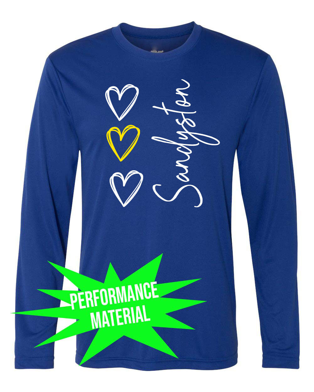 Sandyston Walpack Performance Material Design 17 Long Sleeve Shirt