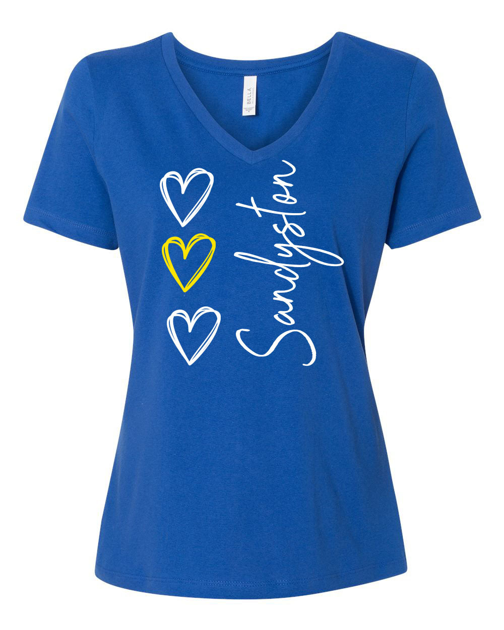 Sandyston Walpack Design 18 V-neck T-Shirt