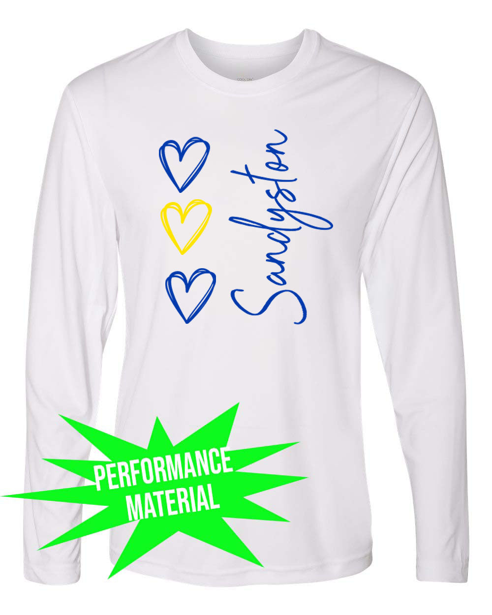 Sandyston Walpack Performance Material Design 17 Long Sleeve Shirt