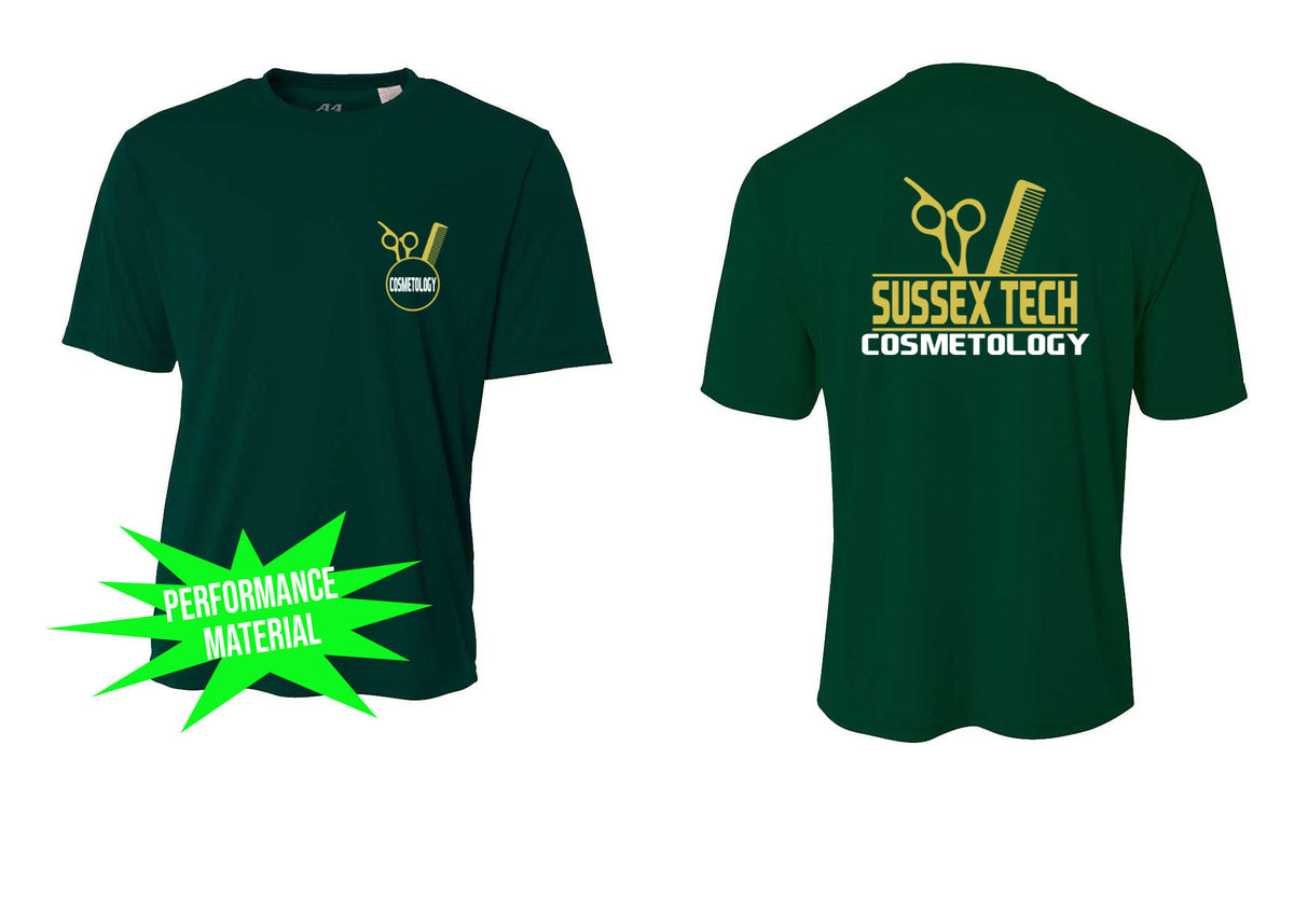 Sussex Tech Cosmetology Design 1 Performance Material T-Shirt