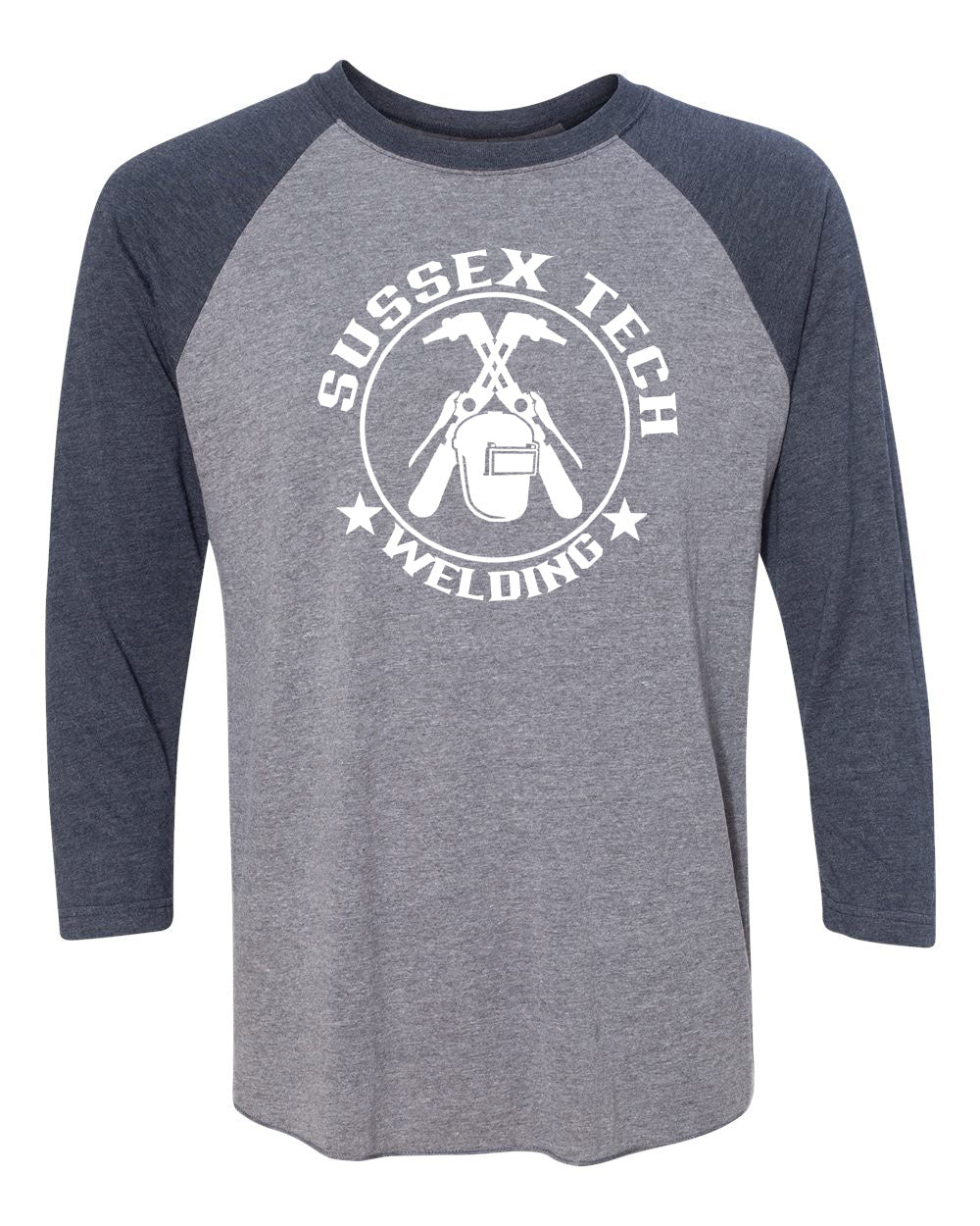 Sussex Tech Welding design 6 raglan shirt