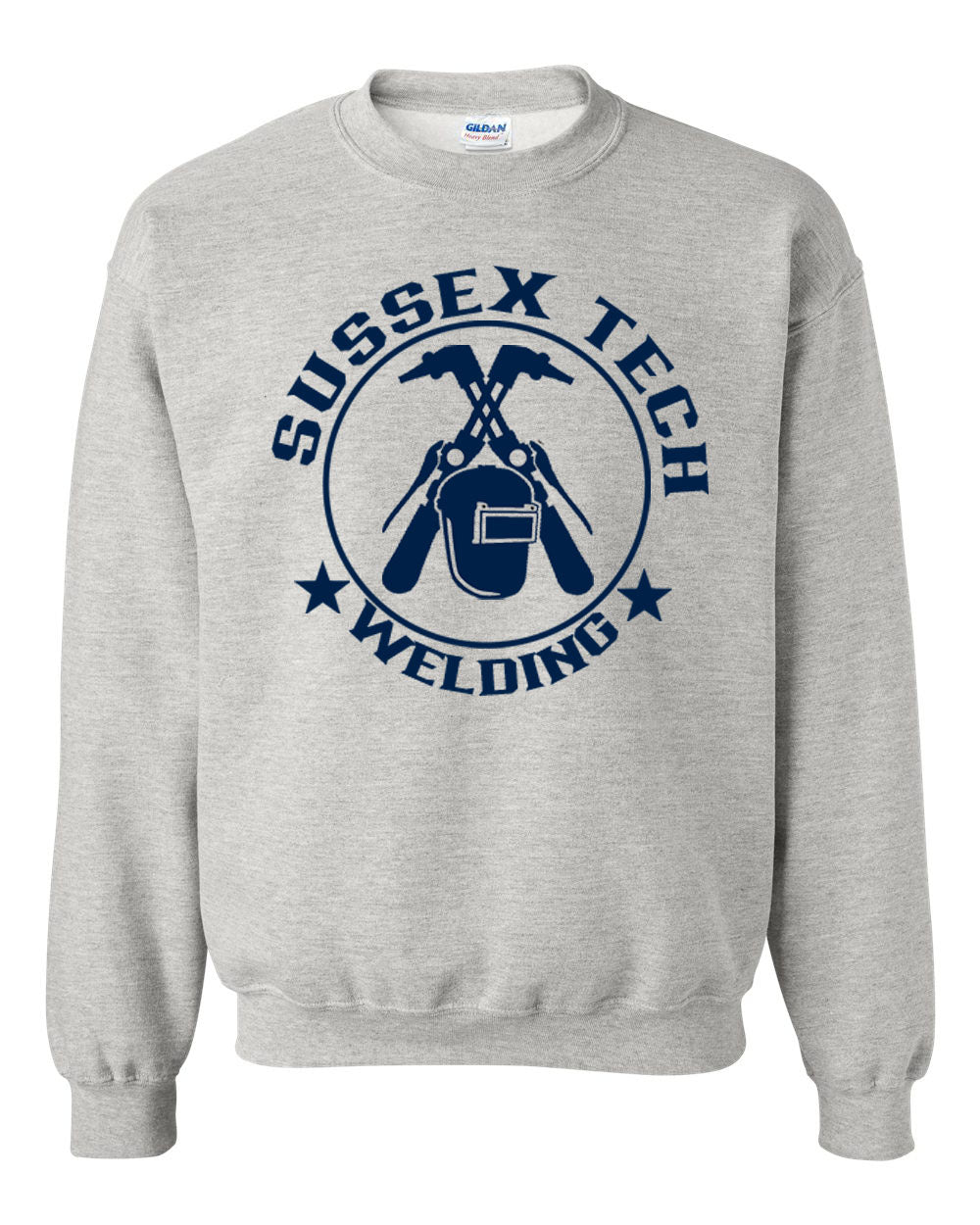 Sussex Tech Welding Design 6 non hooded sweatshirt