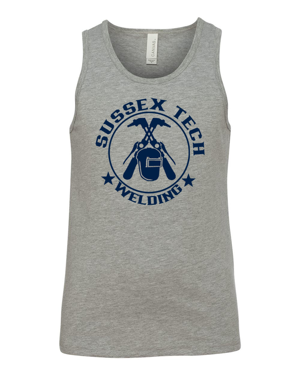 Sussex Tech Welding design 6 Muscle Tank Top