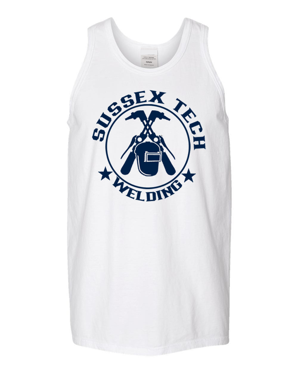 Sussex Tech Welding design 6 Muscle Tank Top
