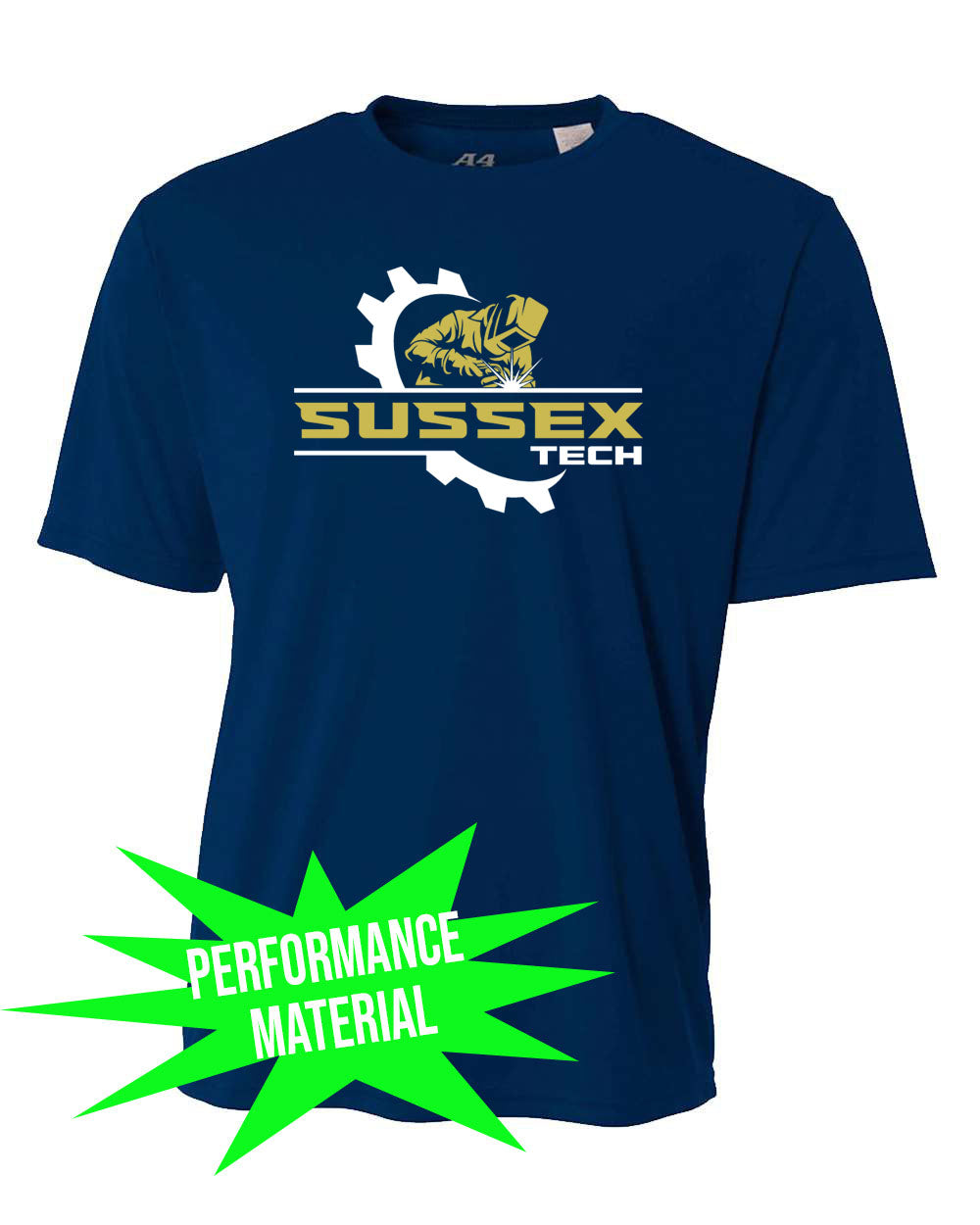 Sussex tech Welding Performance Material design 7 T-Shirt