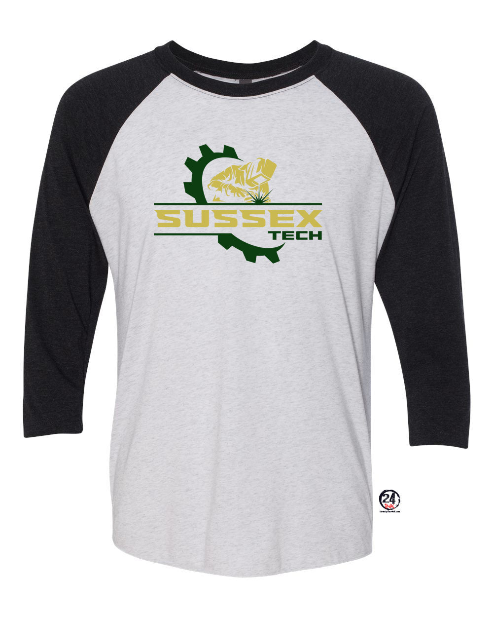 Sussex Tech Welding raglan shirt design 7