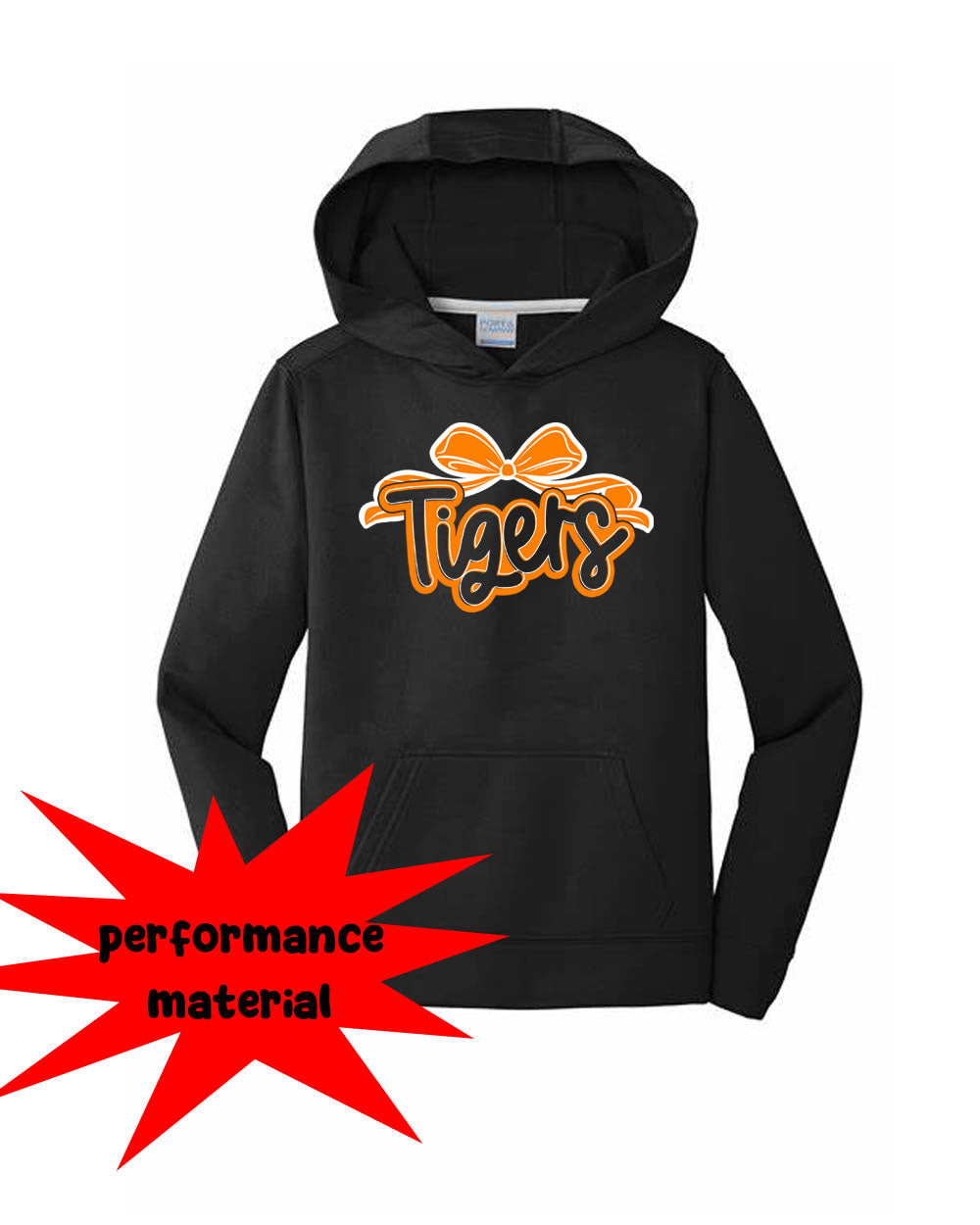 Tigers Performance Hooded Sweatshirt Design 17