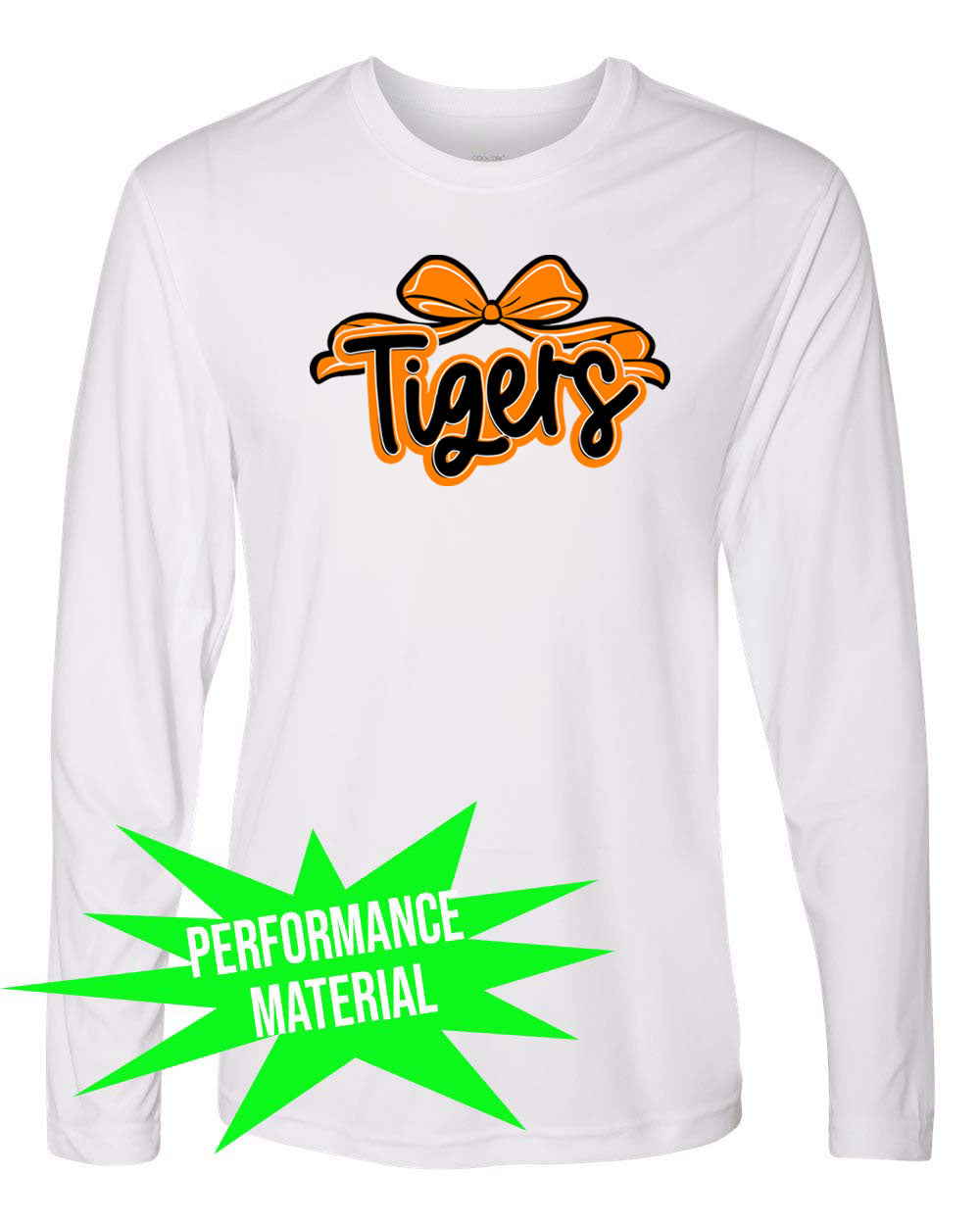 Tigers Performance Material Long Sleeve Shirt Design 17
