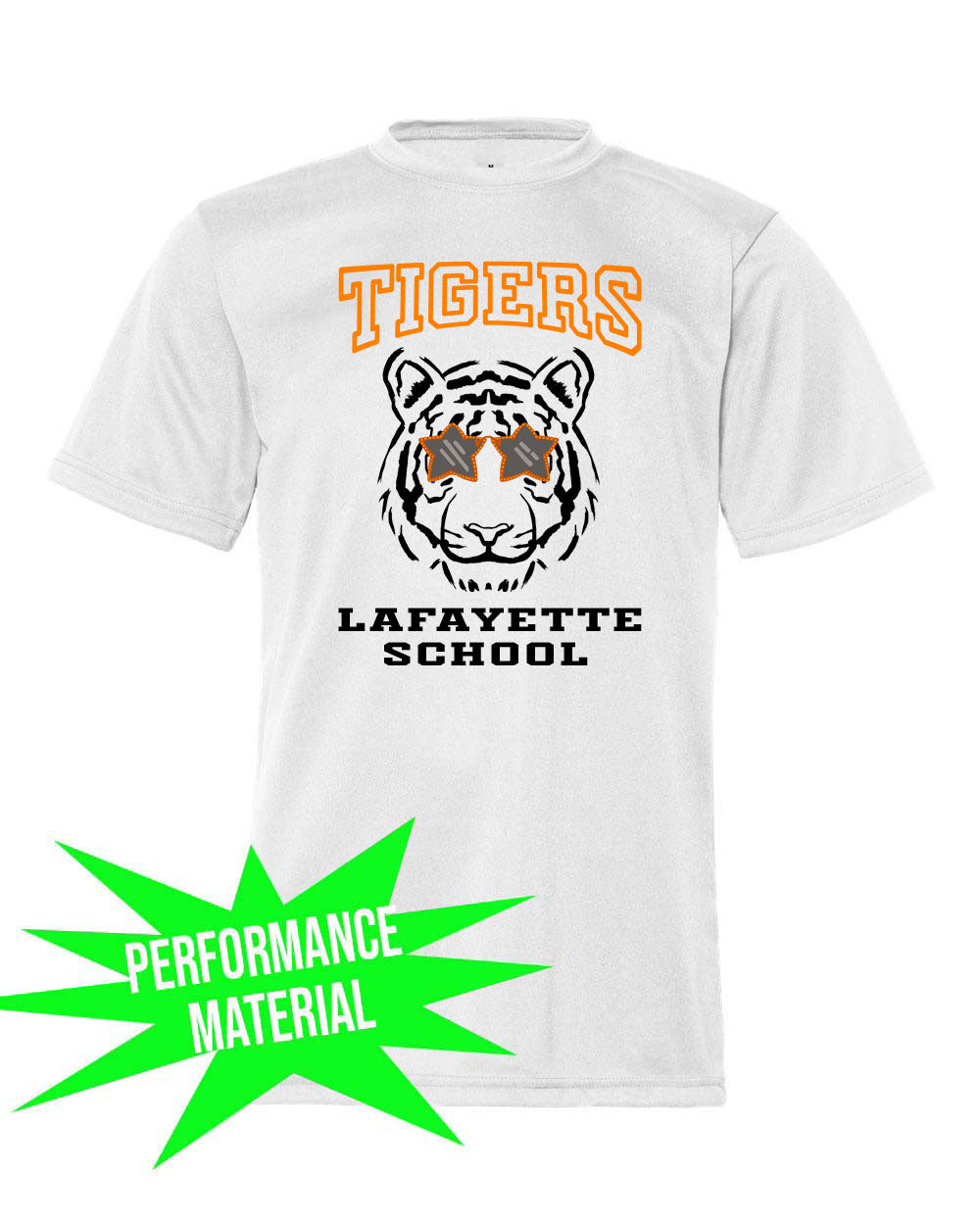 Lafayette Tigers Performance Material T-Shirt Design 13