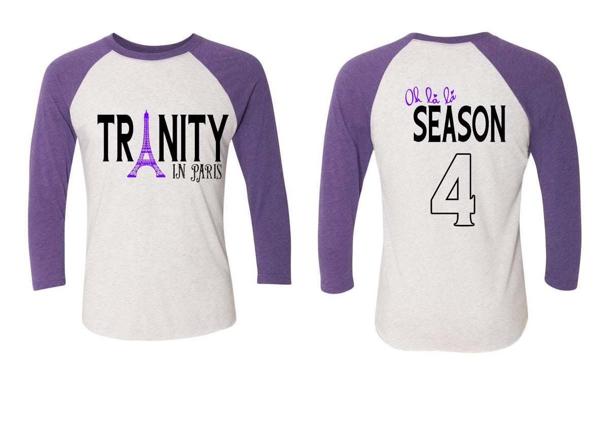 Trinity in Paris Raglan shirt