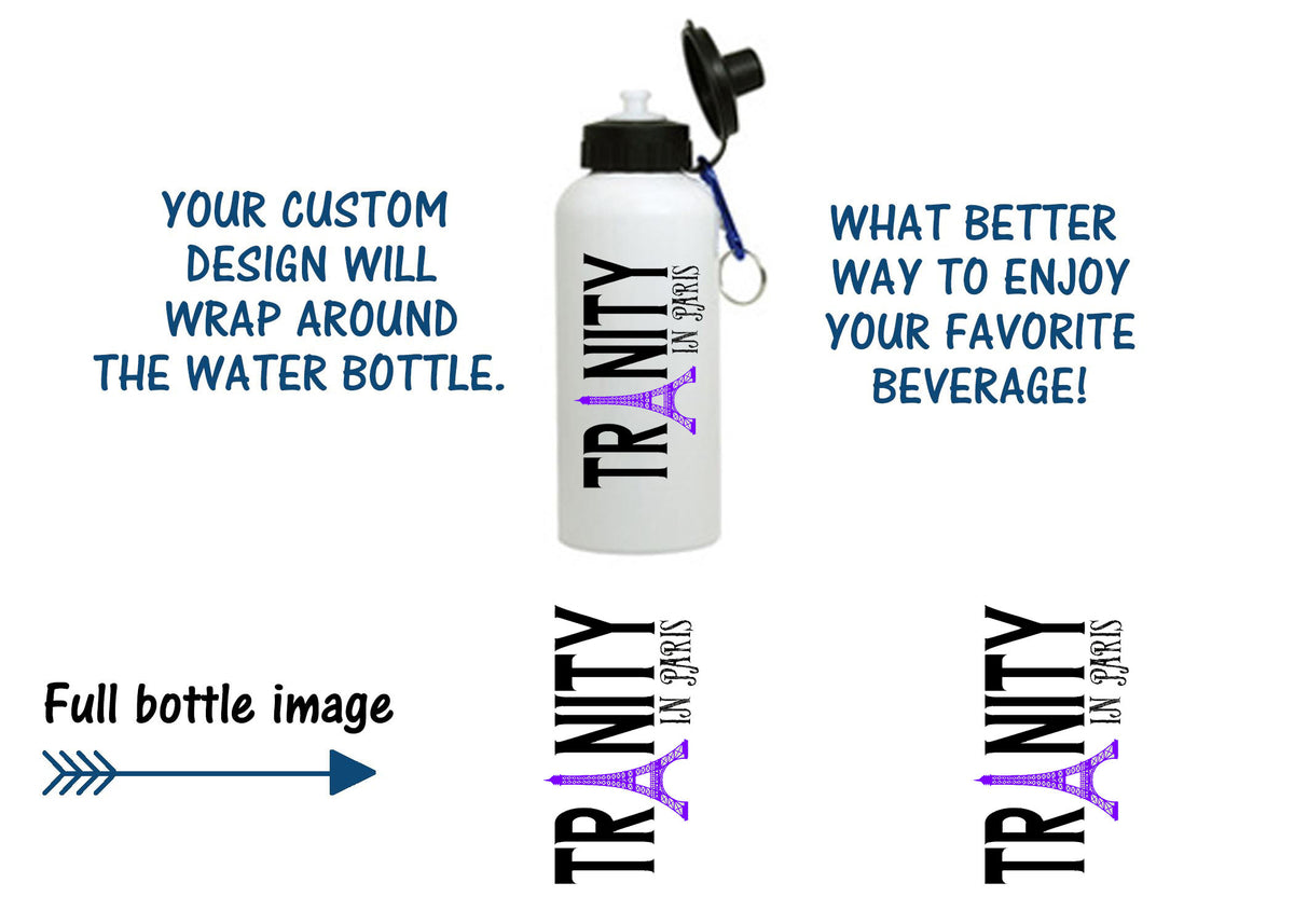 Trinity in Paris Water Bottle