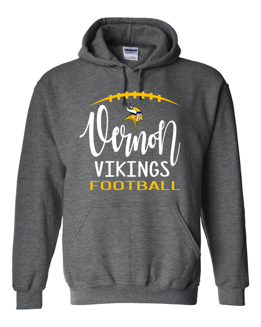 Vernon Football Design 4 Hooded Sweatshirt