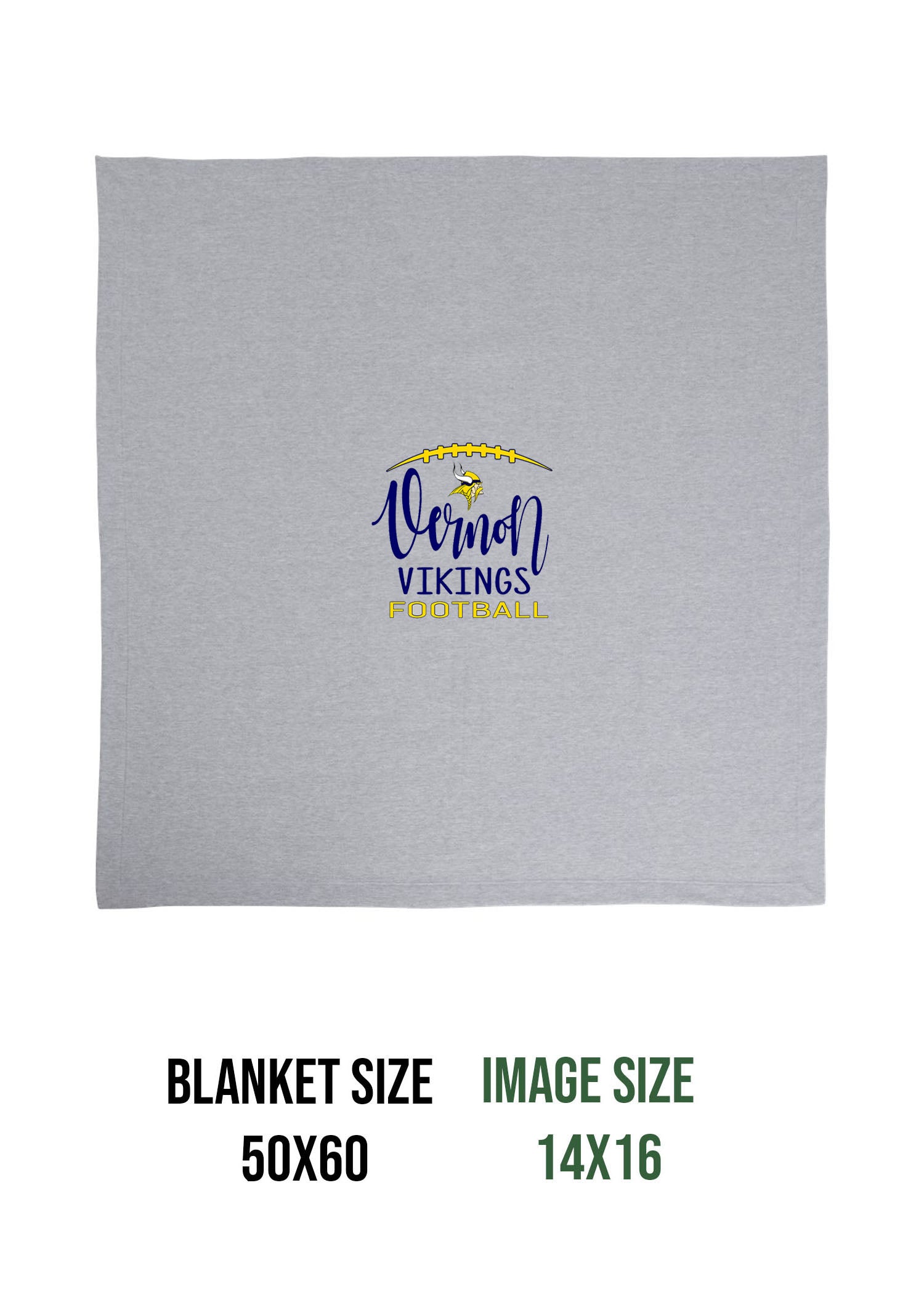 Vernon Football Design 4 Blanket