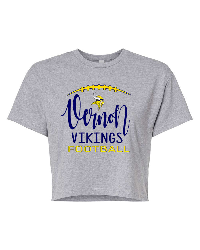 Vernon Football Design 4 Crop Top