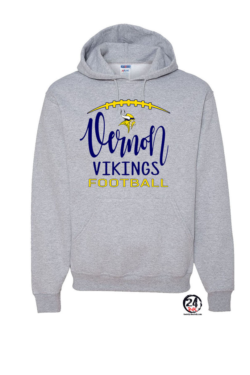 Vernon Football Design 4 Hooded Sweatshirt