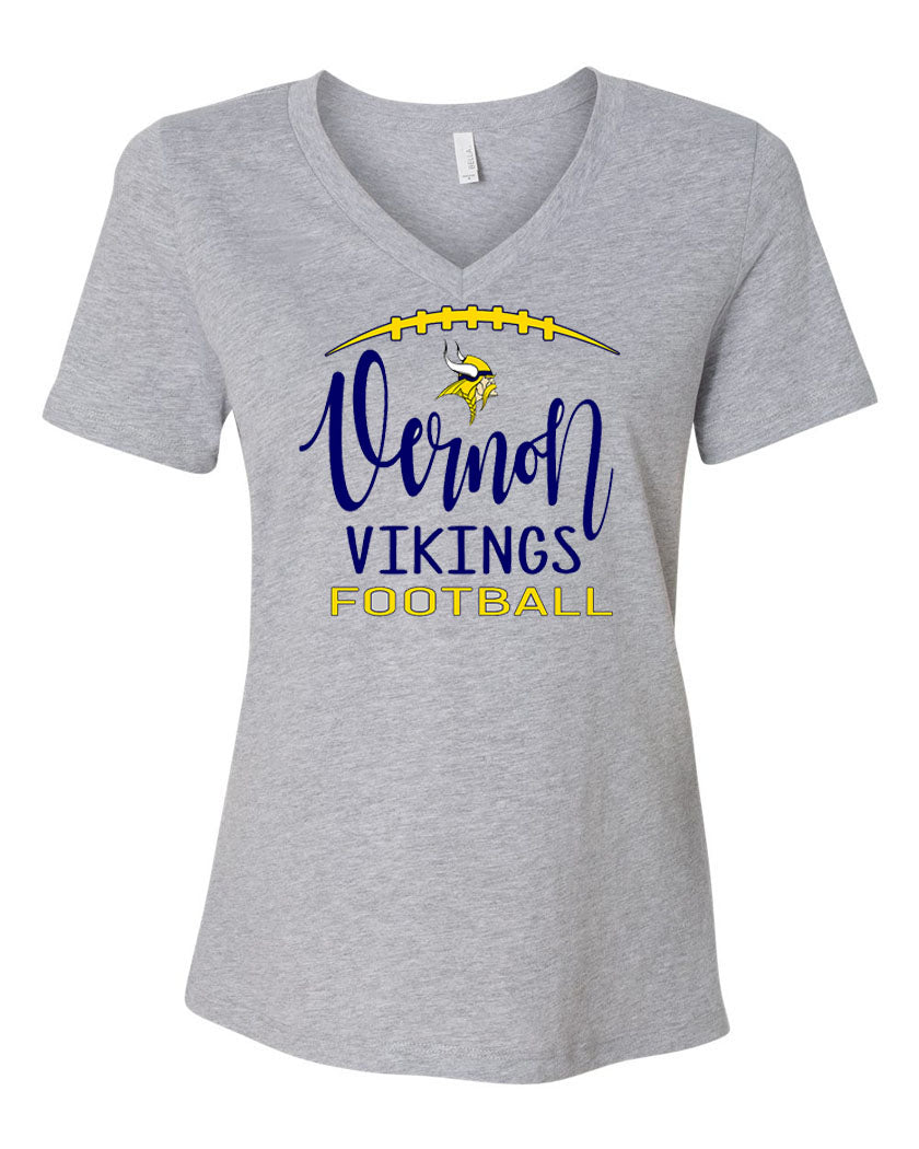 Vernon Football Design 4 V-neck T-shirt