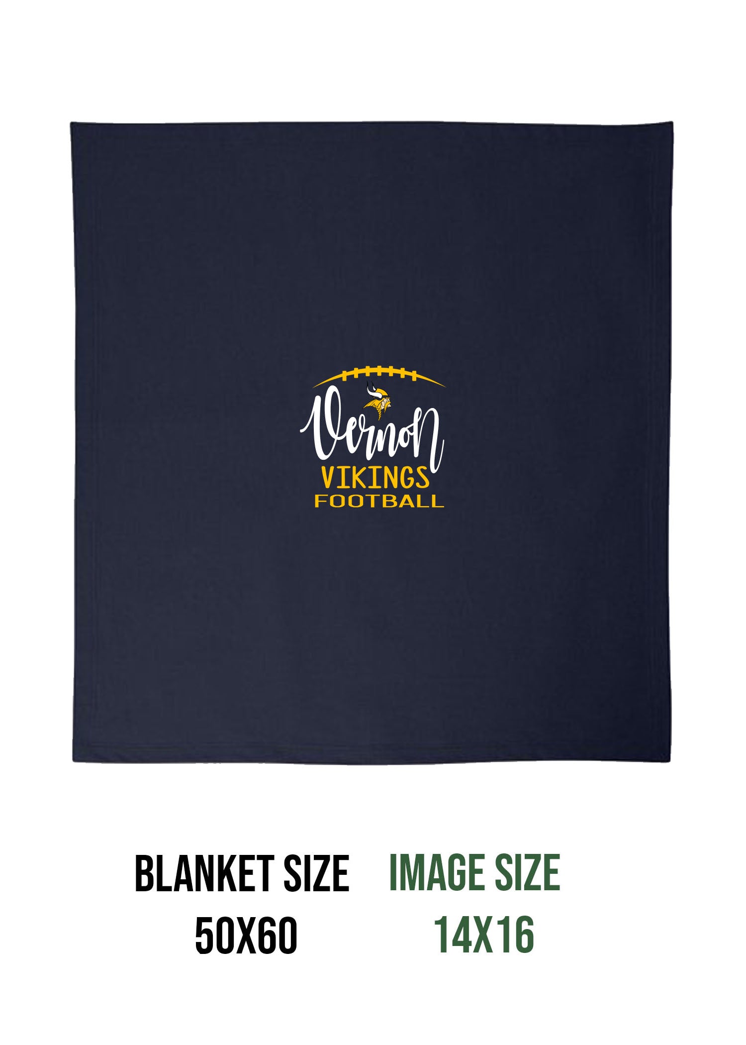 Vernon Football Design 4 Blanket