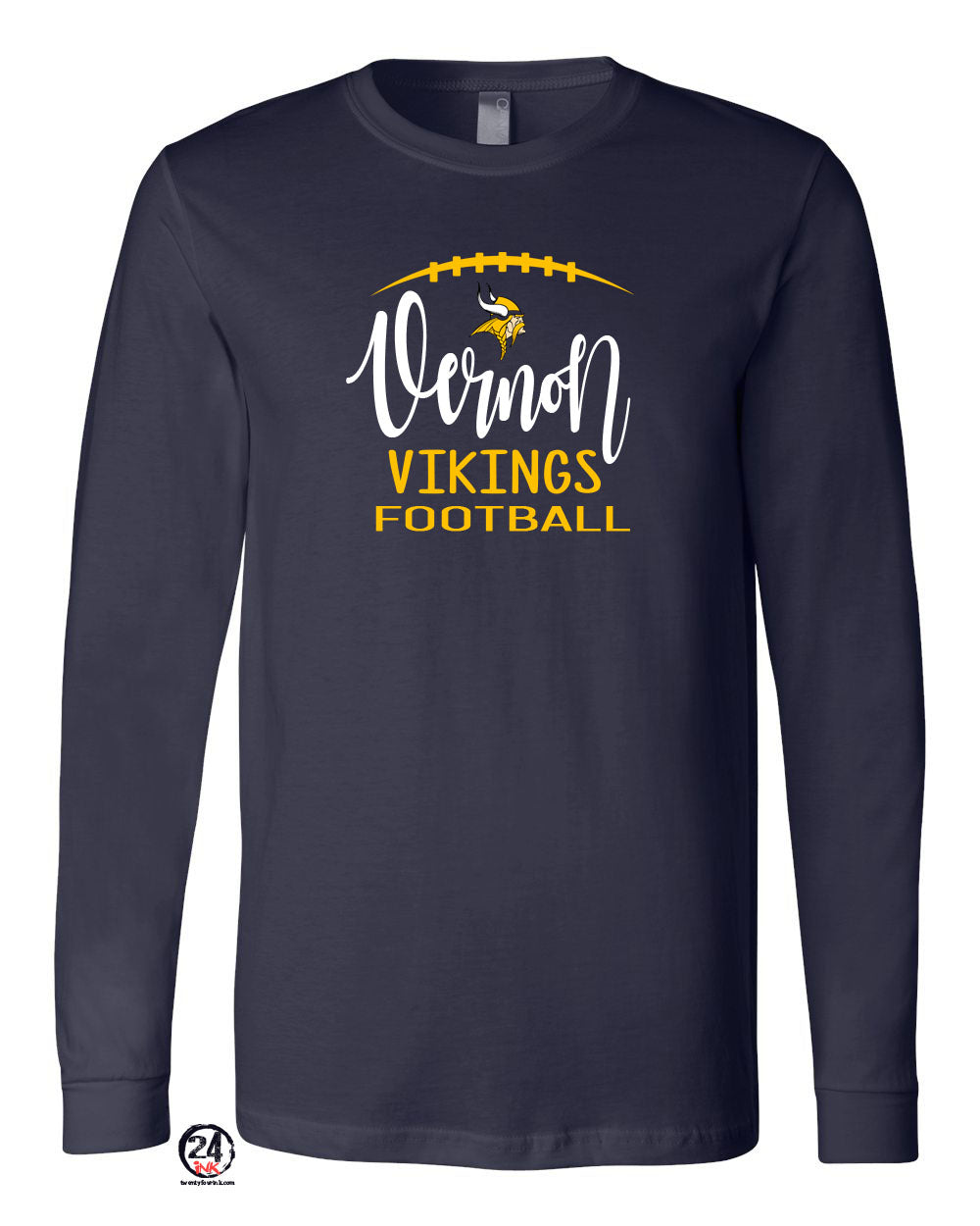 Vernon Football Design 4 Long Sleeve Shirt