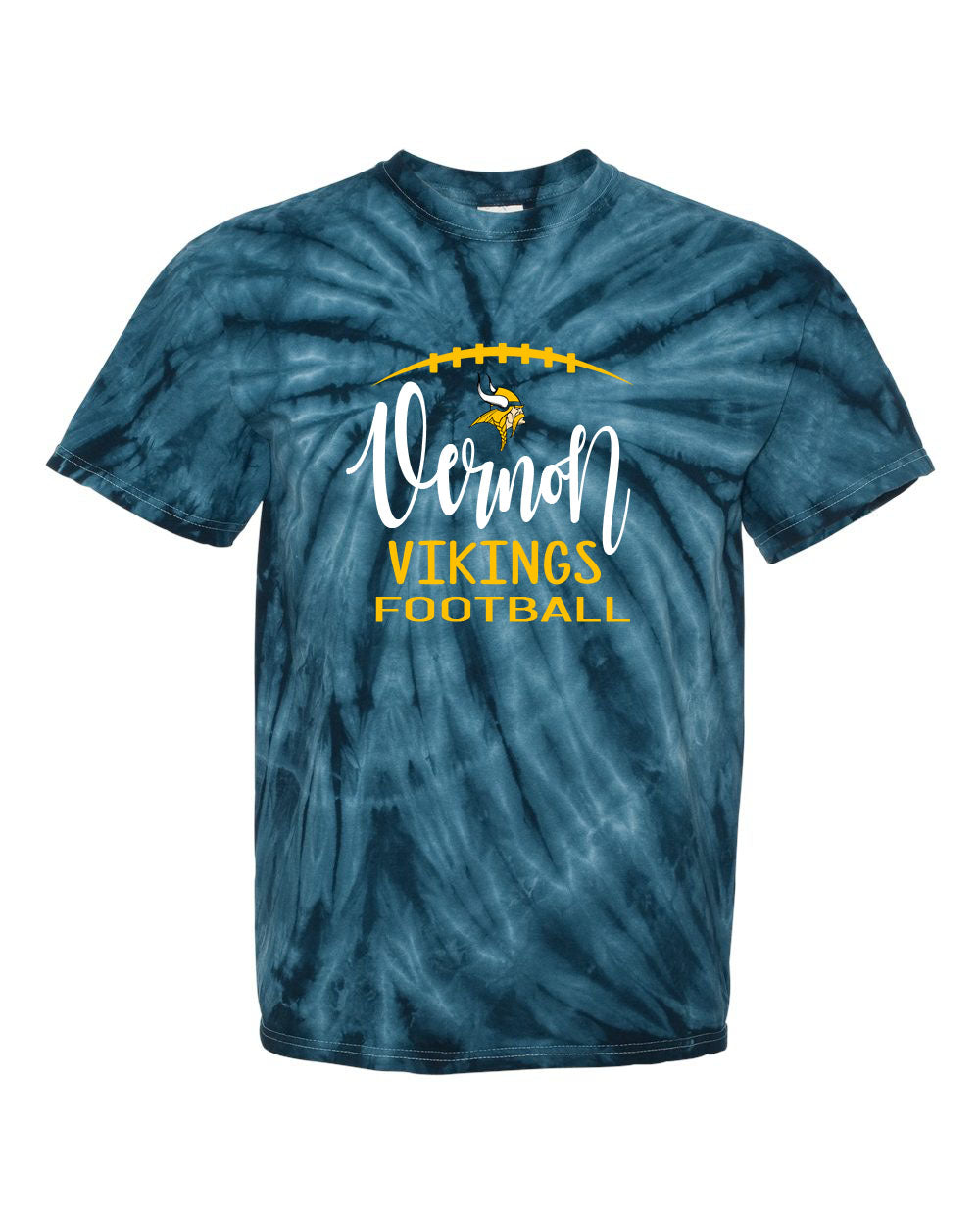 Vernon Football Design 4 Tie Dye t-shirt