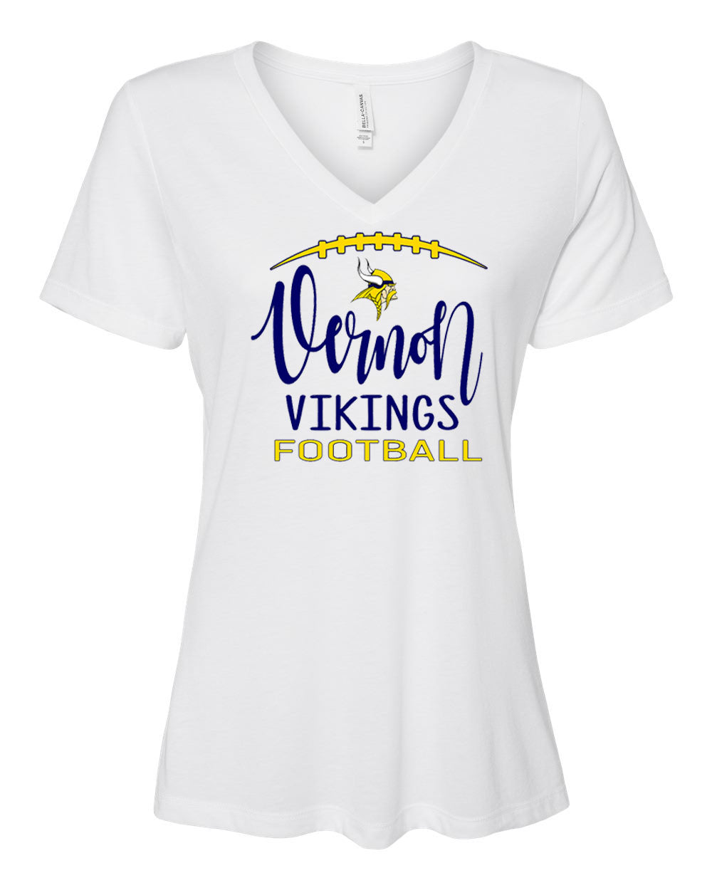 Vernon Football Design 4 V-neck T-shirt