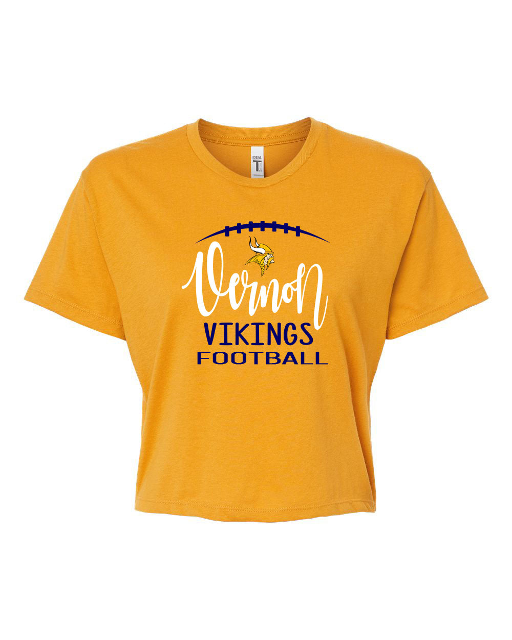 Vernon Football Design 4 Crop Top